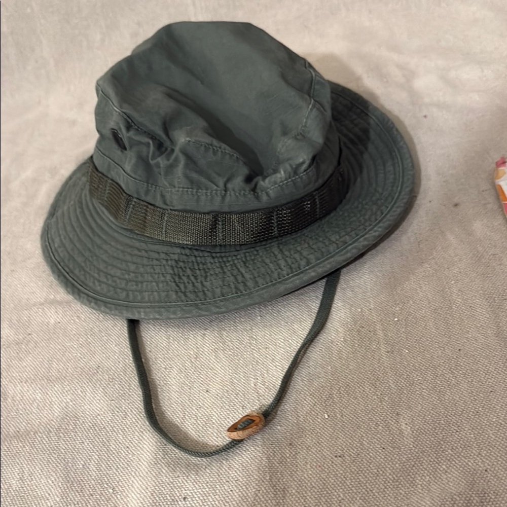 Fishing and Sun Green Bucket Hat